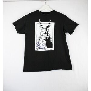 My Hero Academia T Shirt Mens M Black Good All Might Toshinori Yagi Anime Tee